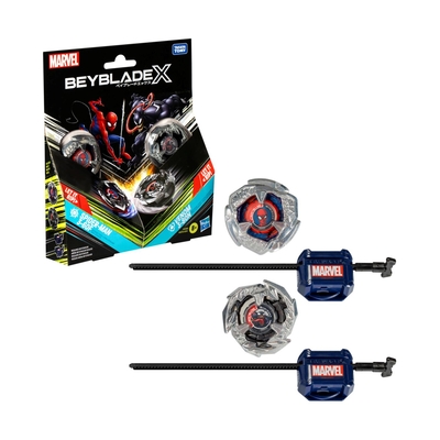 Product Φιγούρα Δράσης Hasbro Marvel Bey Blade X Spider-Man 3-60F VS. Venom 3-80N (G0288) base image