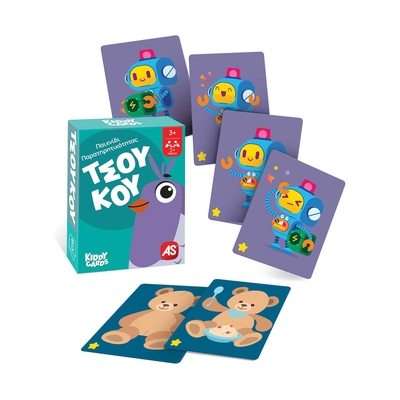Product Παιχνίδι με Κάρτες  AS Kiddy Cards - Τσούκου Παιχνίδι Παρατηρητικότητας (1040-25100) base image