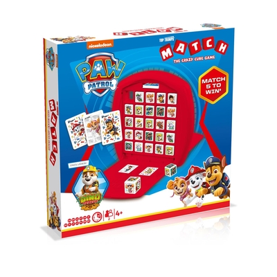 Product Παιχνίδι με Κάρτες Winning Moves Top Trumps Match Paw Patrol Τhe Crazy Cube Game (English Language) (WM01346-ML1-6) base image