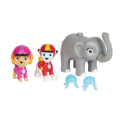Product Spin Master Paw Patrol: Jungle Pups - Marshall,Skye &amp; Elephant Figures (20143983) base image