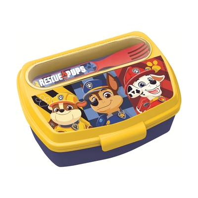 Product Σχολική Δοχείο Φαγητού Stor: Paw Patrol Boy Rescue Pups - Funny With Cutlery (81609) base image