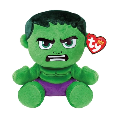 Product Μπρελόκ AS Beanie Babies Marvel: Hulk - Plush 15cm (1607-44004) base image