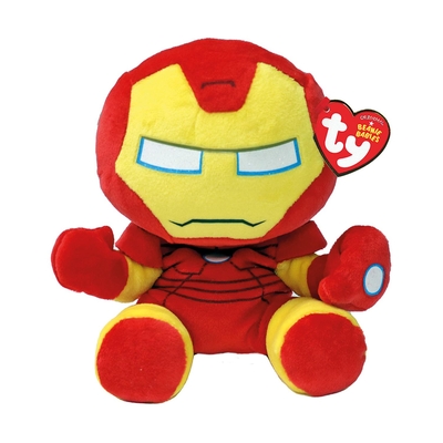 Product Μπρελόκ AS Beanie Babies Marvel: Iron Man - Plush 15cm (1607-44005) base image