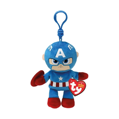 Product Μπρελόκ AS Beanie Babies Marvel: Captain America - Keychain Plush 8,5cm (1607-34004) base image