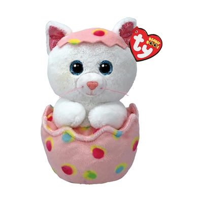 Product Λούτρινο AS Beanie Boos: Giggle The Cat In An Egg - Plush 15cm (1607-37369) base image