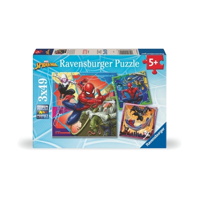 Product Παζλ Ravensburger Marvel Spiderman - Puzzle (3x49pcs) (12004115) base image
