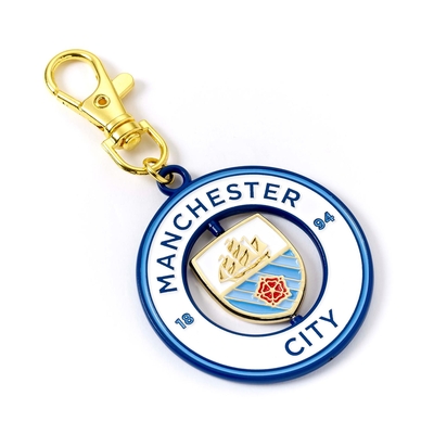 Product Μπρελόκ Carat Shop Manchester City FC - Spinning Logo Backpack Hanger (MCBH0001) base image