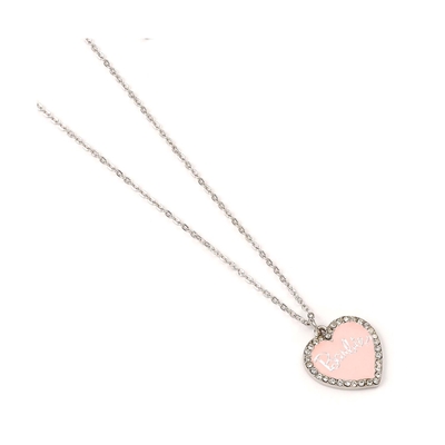 Product Κολιέ Carat Shop Barbie - Pink Enamel Heart Pendant Necklace with Crystal (BMN00003) base image