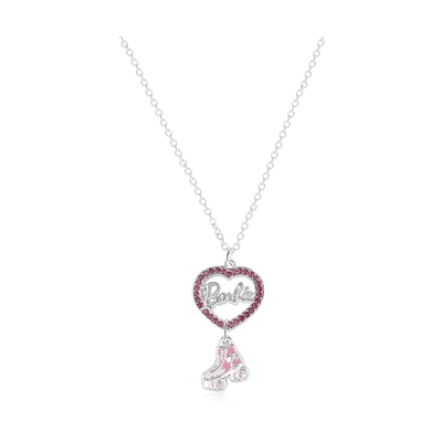 Product Κολιέ Carat Shop Barbie - Crystal Heart and Roller Skate Necklace (BMN00004) base image