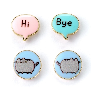 Product Σκουλαρίκια Carat Shop Pusheen - the Cat "Hi , Bye" Stud (PTCES103) base image