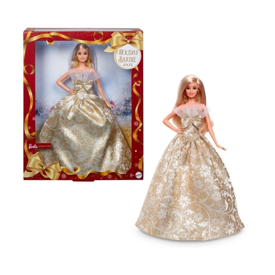 Product Κούκλα Mattel Barbie Signature: Holiday 2025 - Blonde (JBH95) base image
