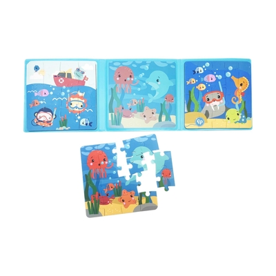 Product Παιχνίδι Μπάνιου Fisher-Price: Ocean Friends Puzzle Bath Book (F2240) base image