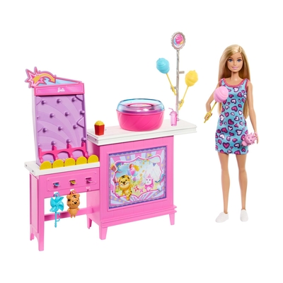 Product Κούκλα Mattel Barbie Mysteries: Beach Detectives - Treats and Game Booth (JFV67) base image