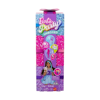 Product Κούκλα Mattel Barbie Reveal: Glam Party Unboxed - Brunette (JFY66) base image