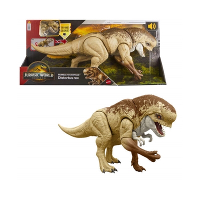 Product Φιγούρα Mattel Jurassic World Rebirth: Rumble N' Rampage - Distortus Rex (JGB58) base image