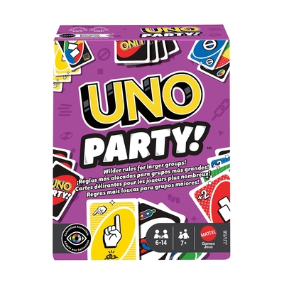Product Επιτραπέζιο Παιχνίδι Mattel Uno: New Uno Party (JJV58) base image