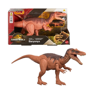 Product Φιγούρα Mattel Jurassic World Rebirth: Wild Roar - Baryonyx (JGC79) base image
