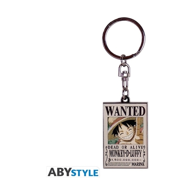 Product Μπρελόκ Abysse: One Piece - Wanted Luffy (ABYKEY390) base image
