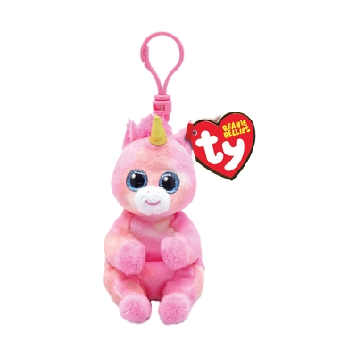 Product Μπρελόκ AS TY Beanie Bellies: Skylar the Pink Unicorn - Keychain Plush 8,5cm (1607-43102) base image
