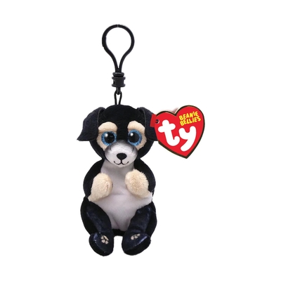 Product Μπρελόκ AS TY Beanie Bellies: Ranger the Black Dog - Keychain Plush 8,5cm (1607-43113) base image