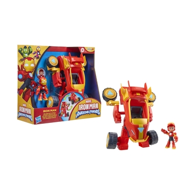 Product Φιγούρα Hasbro Marvel: Iron Man And His Awesome Friends - Iron Man 2 in 1 Mech Suit & Vehicle (G1474) base image