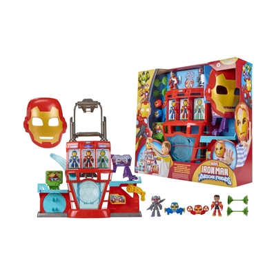Product Φιγούρα Hasbro Marvel Iron Man And His Awesome Friends: Iron Quarters Playset - Playset (G1259) base image