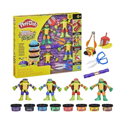Product Πλαστελίνη Hasbro Play-Doh TMNT: Tales of the Teenage Mutant Ninja Turtles - Cowabunga Creations (G0556) base image