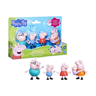 Product Μινιατούρα Hasbro Peppa Pig: Peppas's Family of Five - Set (G0506) base image
