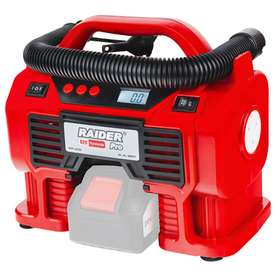 Product Τρόμπα Αυτοκινήτου Επαναφορτιζόμενη Raider R20 Solo 160psi 20v Rdp-jac20 089411 base image