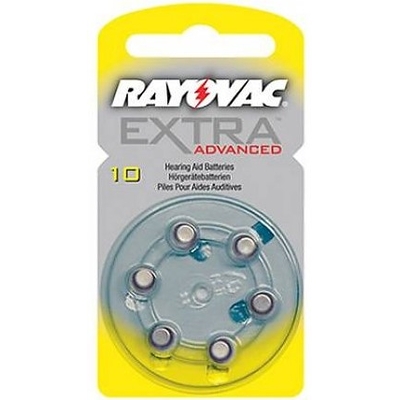 Product Μπαταρίες Ακουστικών Βαρηκοΐας Rayovac Extra Advanced 10 (6τμχ) base image
