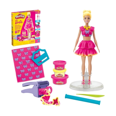 Product Πλαστελίνη Hasbro Play-Doh: Fashion - Barbie Designer Dolls Ruffles And Bows (G1361) base image