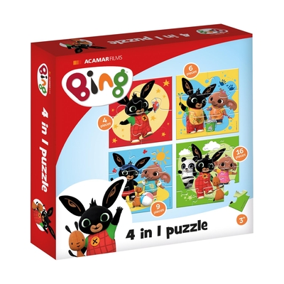 Product Παζλ Bambolino Toys: Bing - 4 In 1 Puzzle (BT19091) base image
