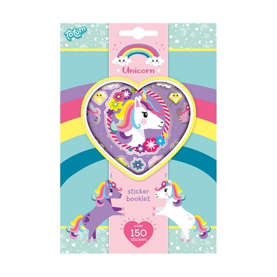 Product Παιδική Χειροτεχνία Totum: Unicorn - Sticker Book 4 Sheet (TT071117) base image