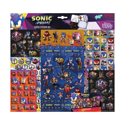 Product Παιδική Χειροτεχνία Totum: Sonic Prime - Super Sticker Set (TT280557) base image