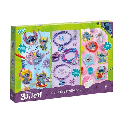 Product Παιδική Χειροτεχνία Totum: Disney Stitch - 3 In 1 Model & Paint (TT700161) base image