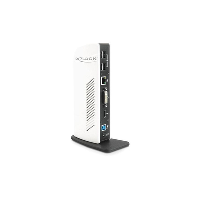 Product HDD Docking Station Delock USB3.0 RJ45/HDMI/DVI/Audio base image