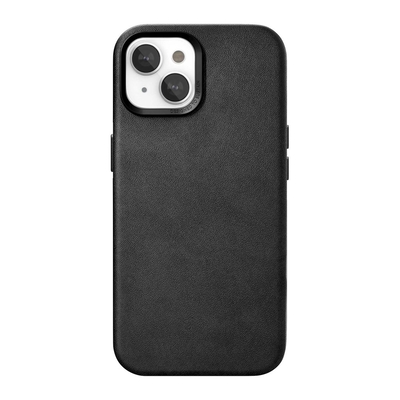 Product Θήκη Κινητού Woodcessories Bio Leather MagSafe iPhone 15 Plus Black base image