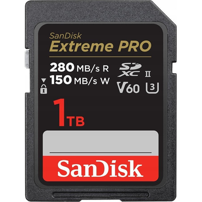 Product Κάρτα Μνήμης SDXC 1TB SanDisk Extreme Pro UHS-II C10 U3 V60 base image
