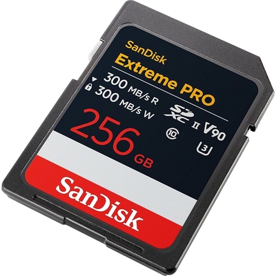 Product Κάρτα Μνήμης SDXC 256GB SanDisk ExtremePRO SDXCV90 300MB UHS-II GN4IN base image
