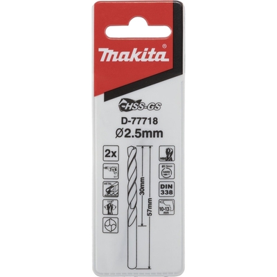 Product Τρυπάνι Makita Metallbohrer HSS-GS 2,5x57mm base image