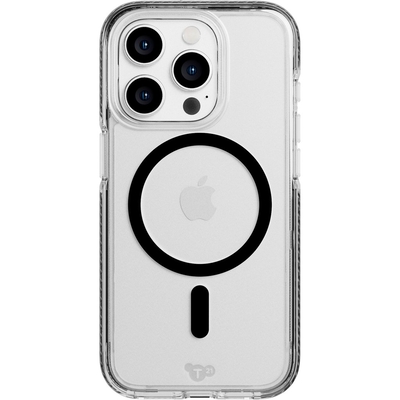 Product Θήκη Κινητού Tech21 EvoCrystal MagSafe for iPhone 15 Pro Black Titanium base image