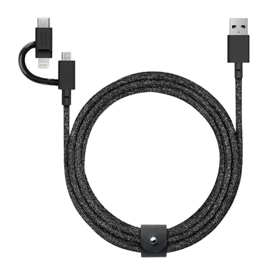 Product Καλώδιο USB Native Union Belt Universal 2m Black base image