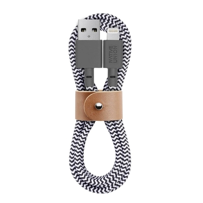 Product Καλώδιο USB Native Union Belt USB-A to Lightning 1,2m Zebra base image