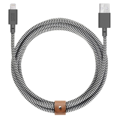 Product Καλώδιο USB Native Union Belt USB-A to Lightning 3m Zebra base image