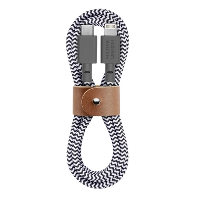 Product Καλώδιο USB Native Union Belt USB-C to Lightning 1,2m Zebra base image