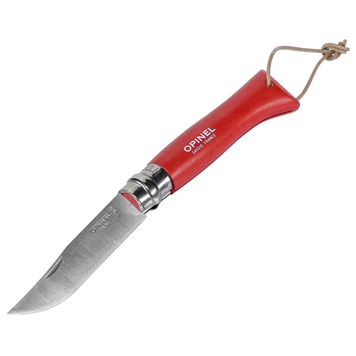 Product Σουγιάς Opinel No. 08 Red with sheath base image