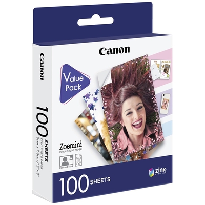 Product Φωτογραφικά Χαρτιά Canon ZP-2030 ZINK 5 x 7,5 cm (100 Sheet) base image