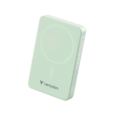 Product Powerbank Verbatim Essential magn.wirel. 10000mAh Green 32228 base image