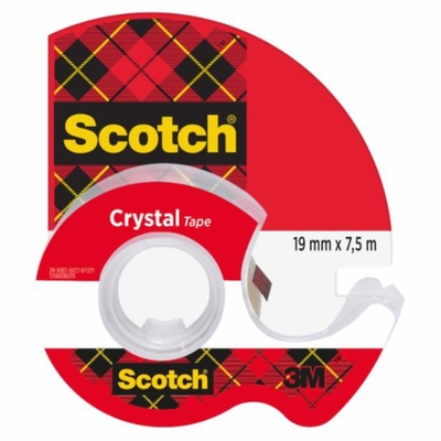 Product Σελοτέιπ Scotch Crystal Abroller 6-1975D 19mm x 7,5m transparent base image