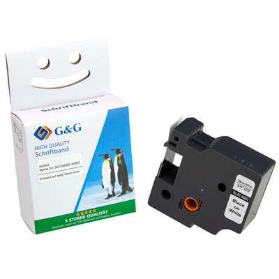Product Ταινία Ετικετογράφου G&G 12mm x 7m sw-ws Συμβατή Dymo D1/ 45013/ S072053 base image